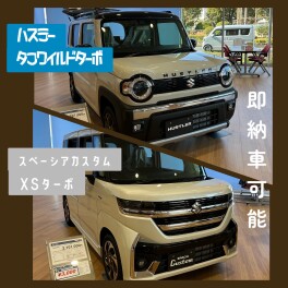 ハスラー、スペーシアカスタムの限定車ございます！